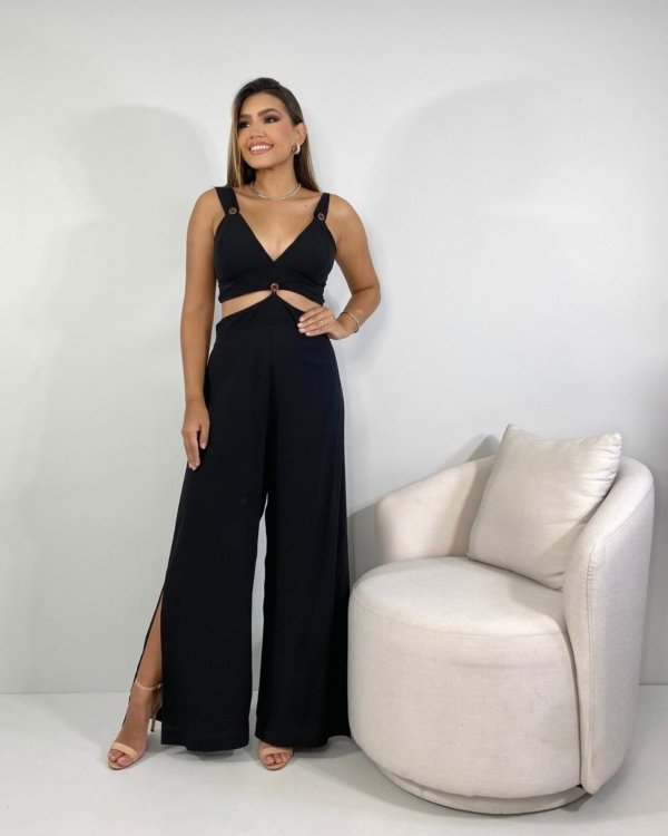 Macacão Maíra - Preto