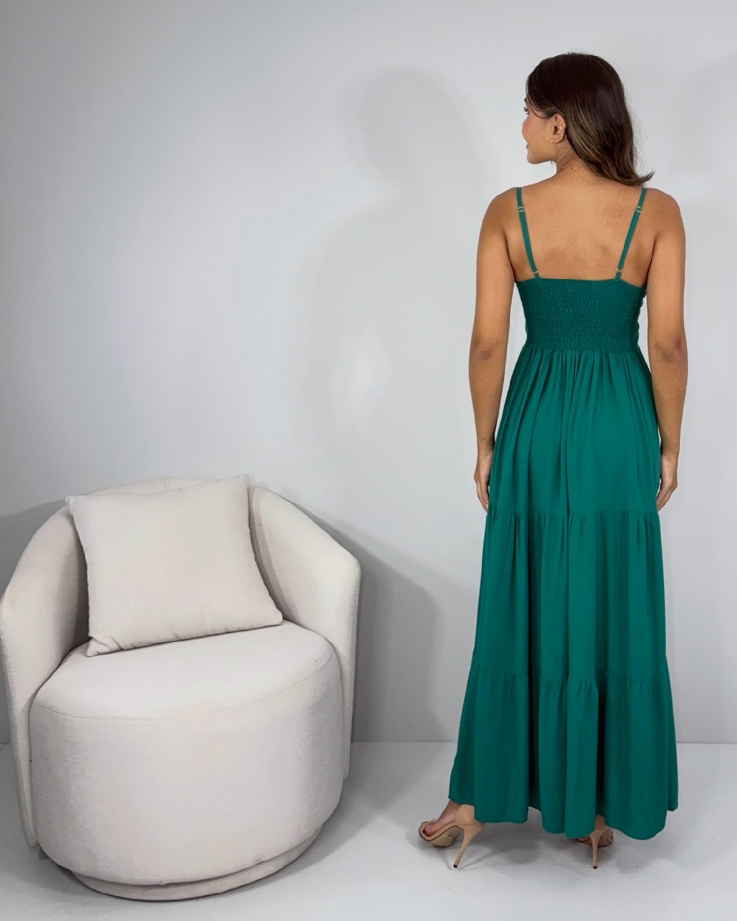 Vestido Helô - Verde Amazônia - Image 4