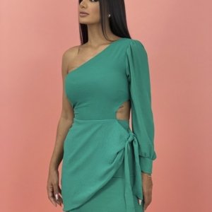 Vestido Amanda - Verde Bandeira - Image 2