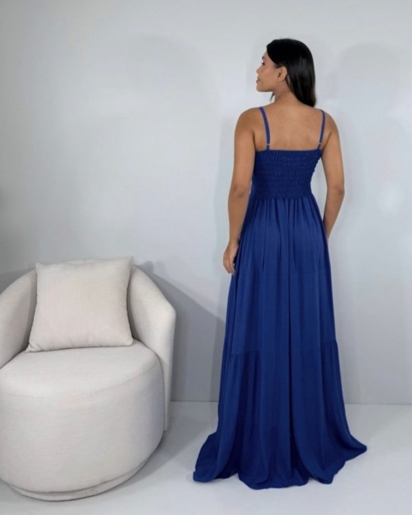 Vestido Camila - Azul Marinho