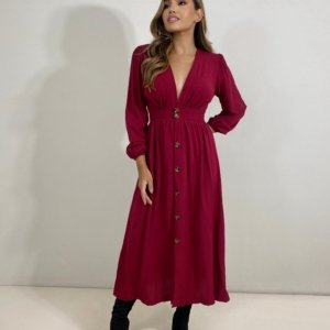 Vestido Clara - Marsala - Image 3