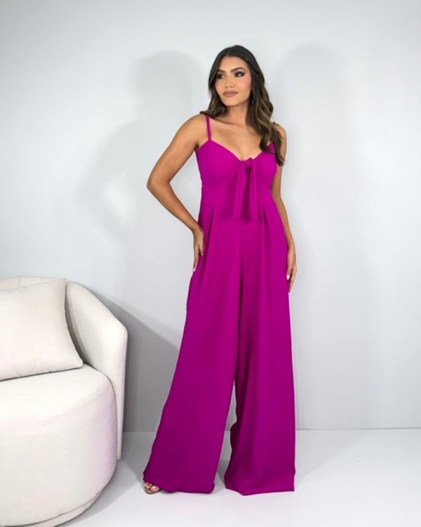 Macacão Carminha - Fúcsia