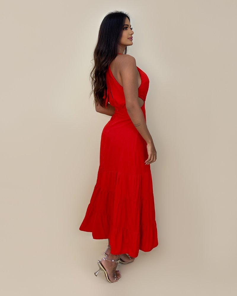 Vestido Estefane - Vermelho - Image 7