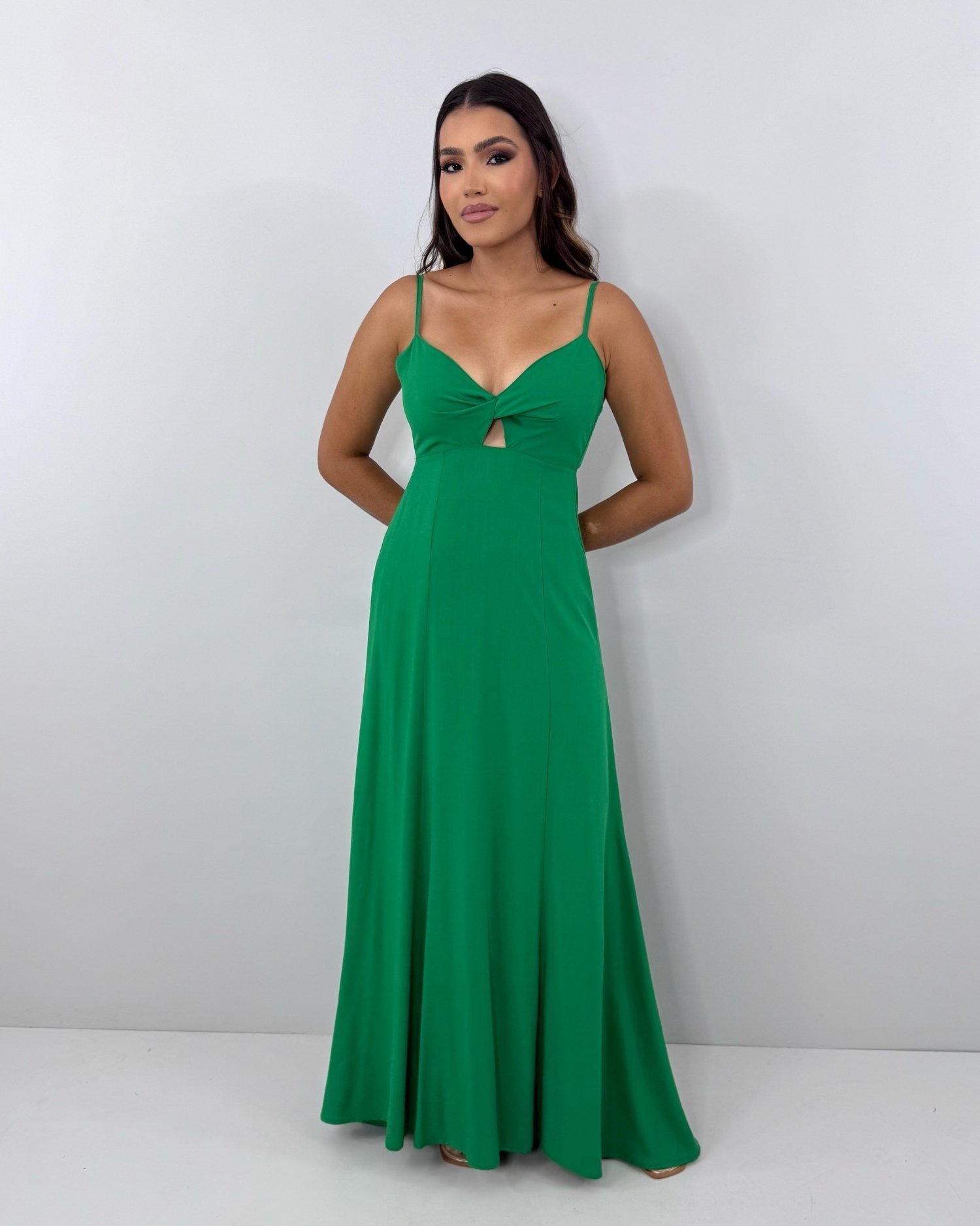 Vestido Eliana - Verde Bandeira - Image 1