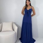 Vestido Camila – Azul Marinho