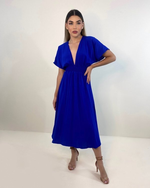 Vestido Marcela - Azul Royal