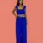 Cropped Samira – Azul Royal