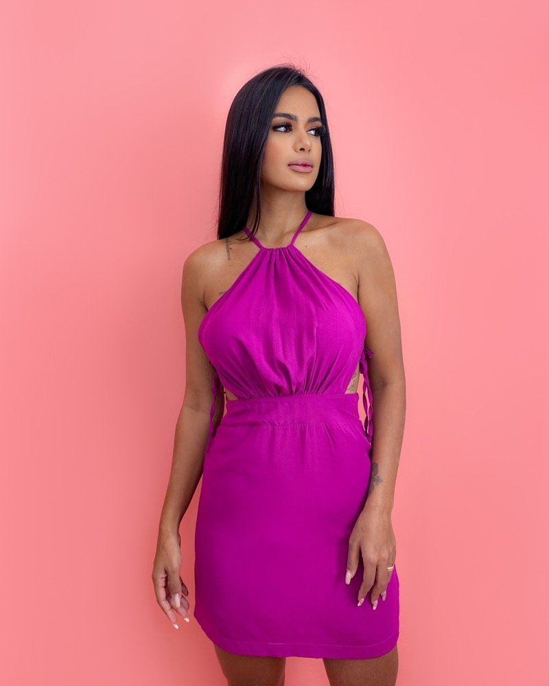 Vestido Bianca - Fúcsia - Image 1
