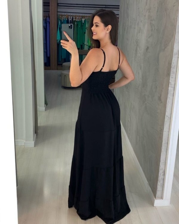 Vestido Camila - Preto