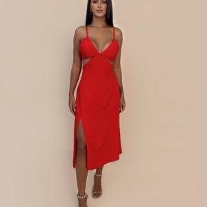 Vestido Kelly - Vermelho - Image 1