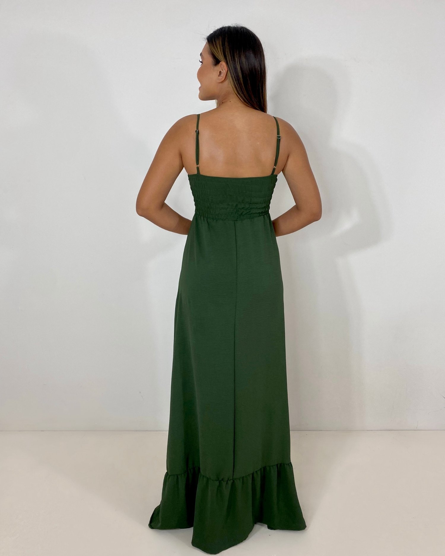 Vestido Amelie - Verde Militar - Image 4