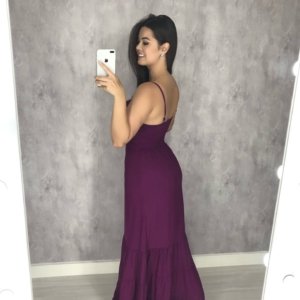 Vestido Jéssica Longo - Fúcsia - Image 2