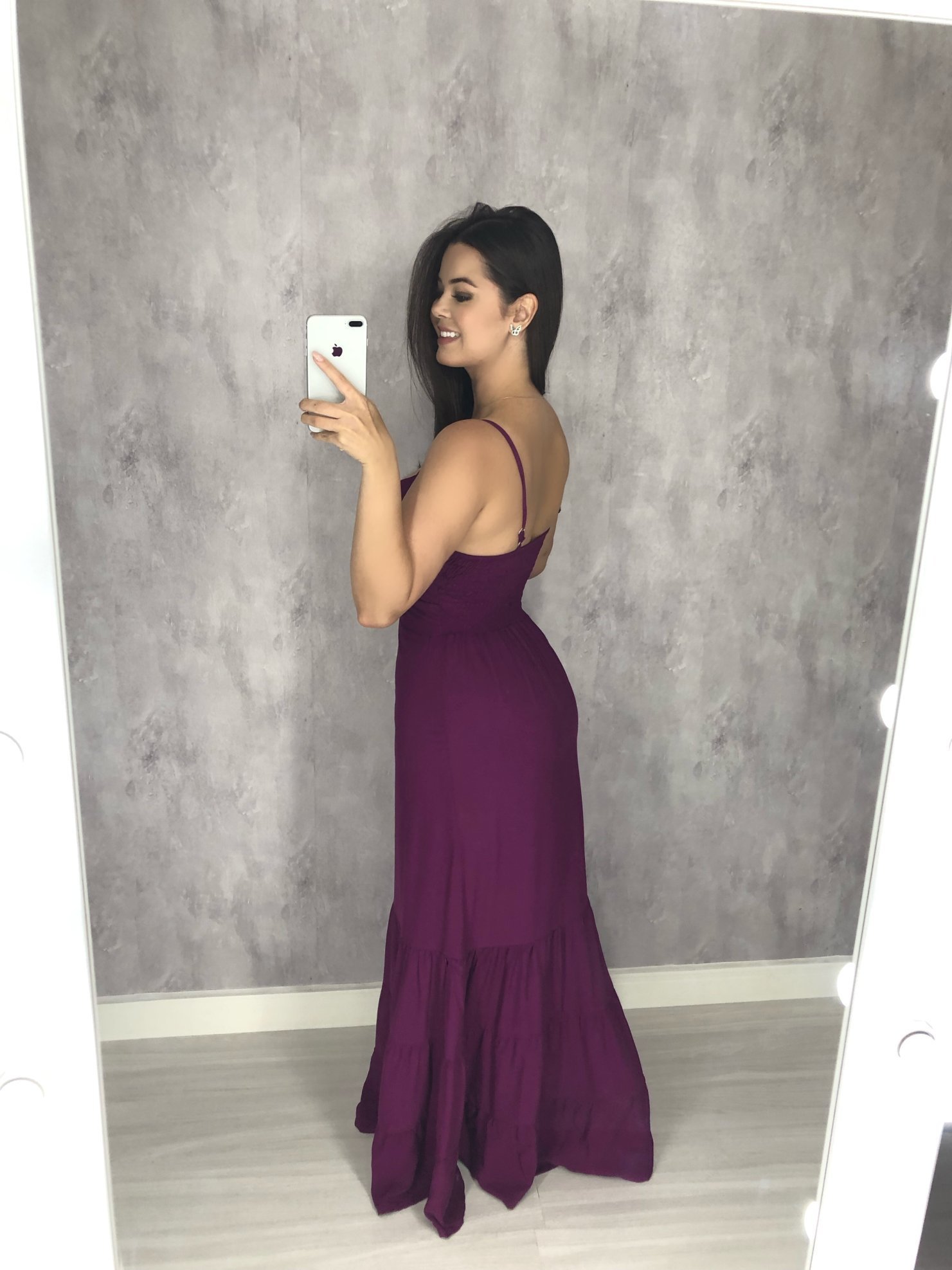 Vestido Jéssica Longo - Fúcsia - Image 2