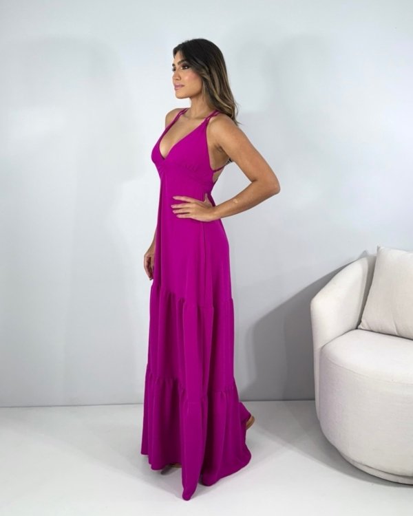 Vestido Noely - Fúcsia