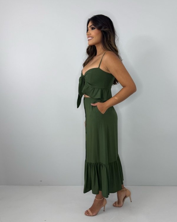 Conjunto Debora - Verde Militar