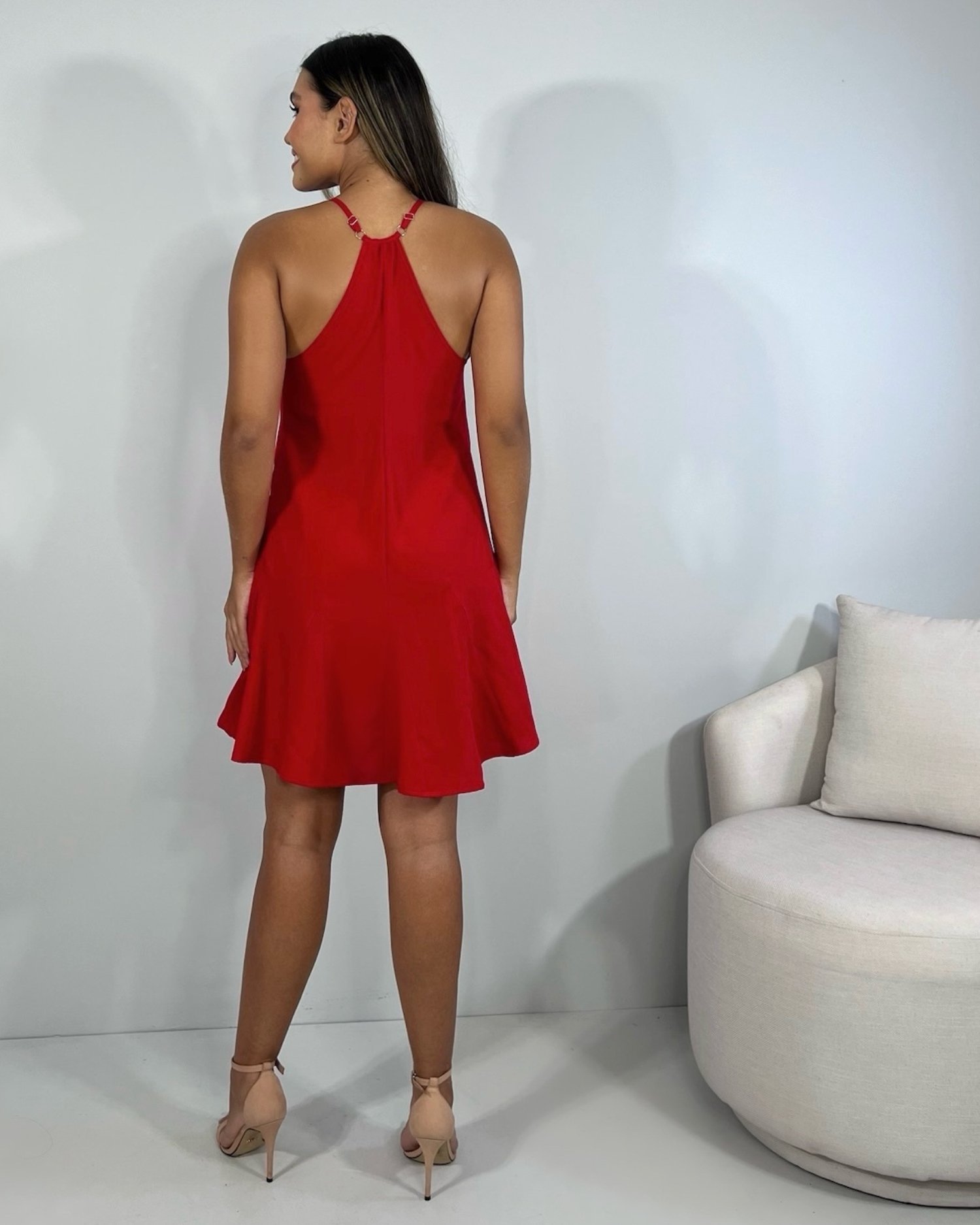Vestido Regina - Vermelho - Image 3