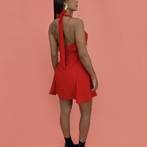 Vestido Josy - Vermelho - Image 3
