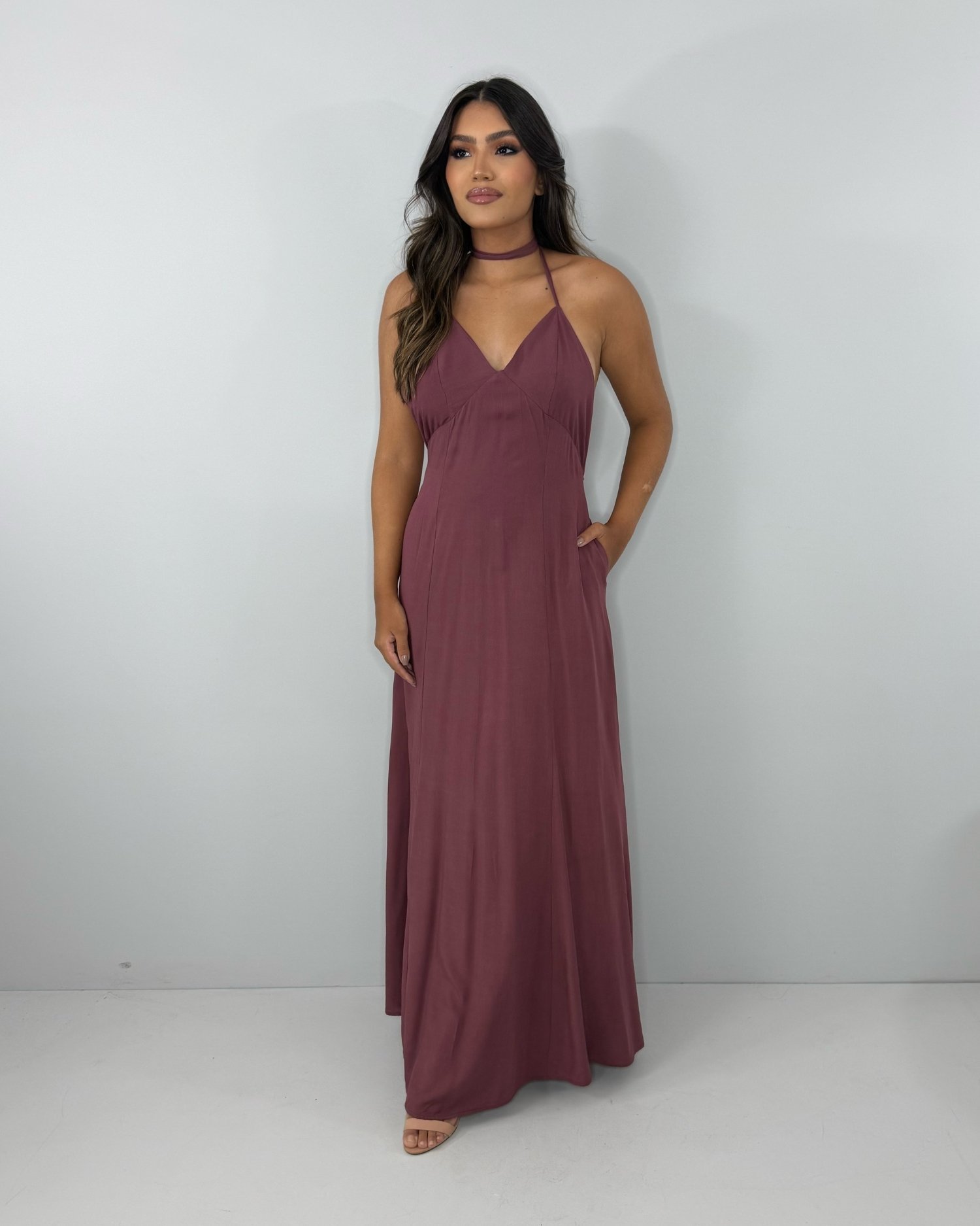 Vestido Victória - Marrom - Image 6