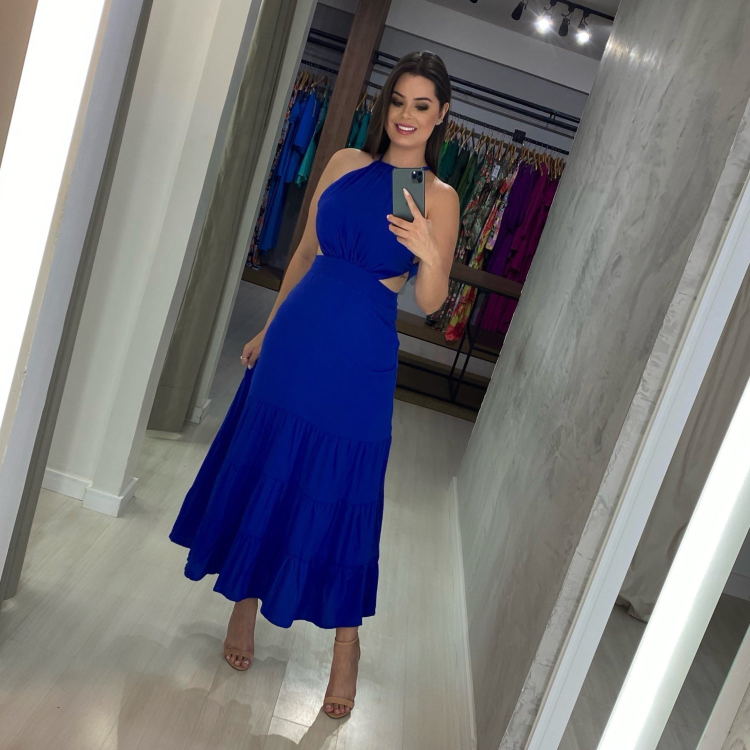 Vestido Estefane - Azul Royal - Image 1