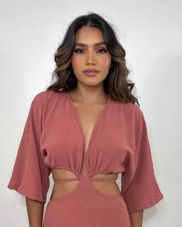 Vestido Cibele - Rosê