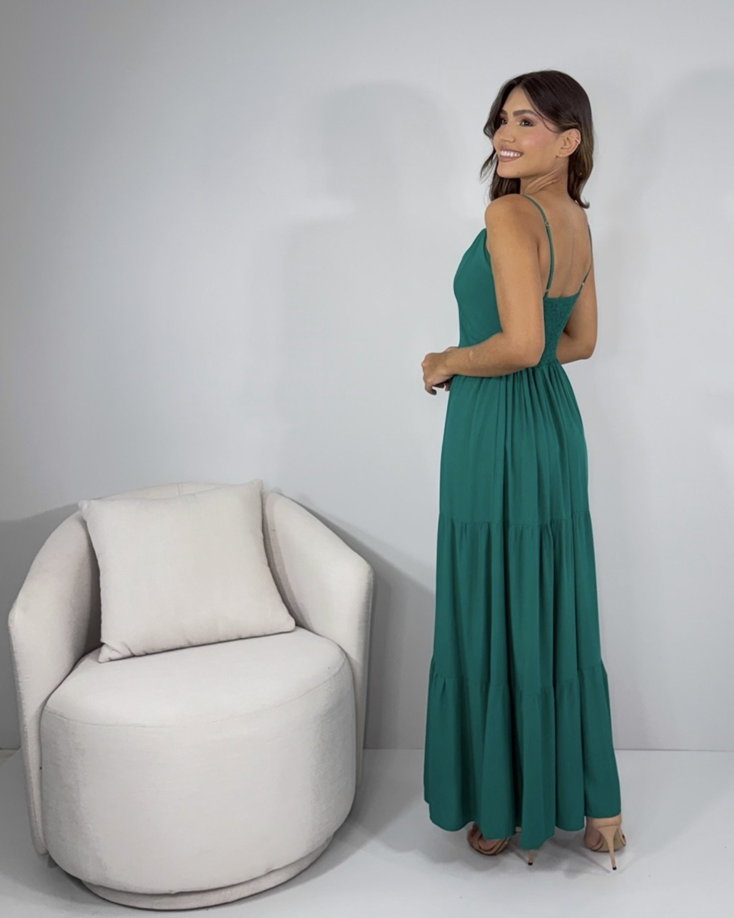 Vestido Helô - Verde Amazônia - Image 2