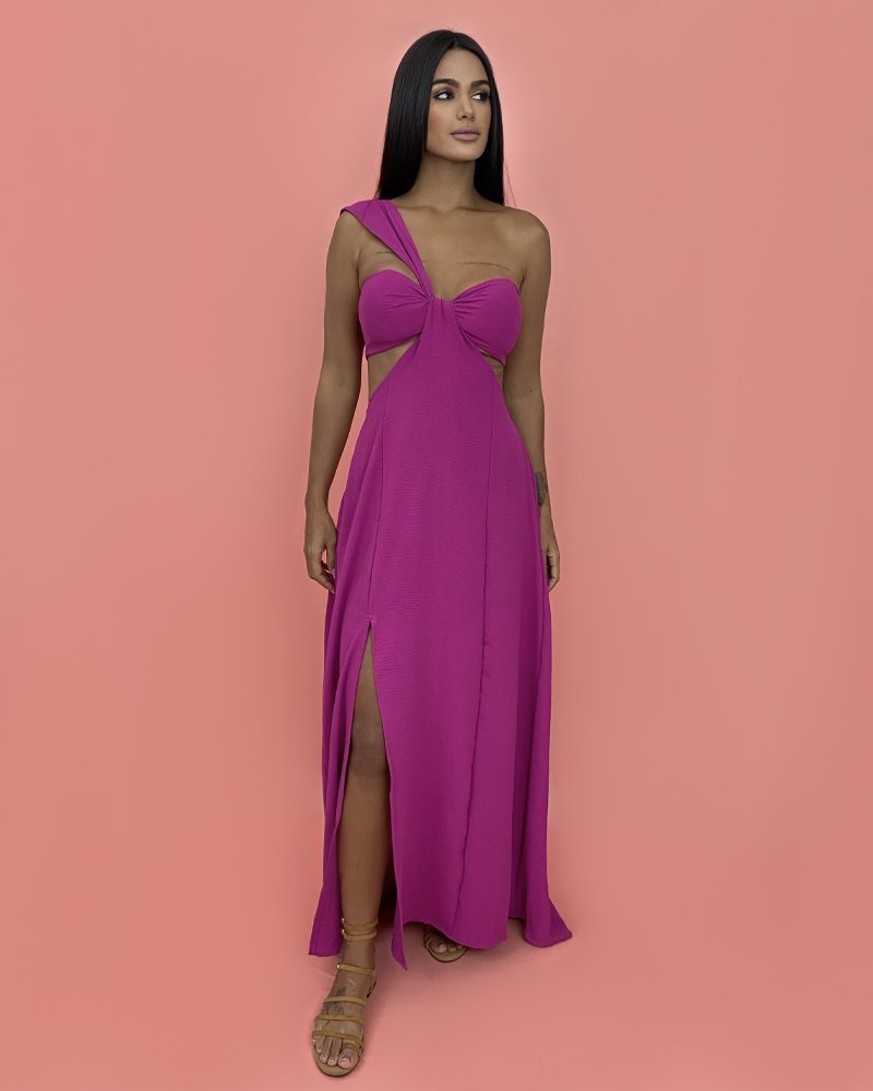 Vestido Antonela - Fúcsia - Image 1
