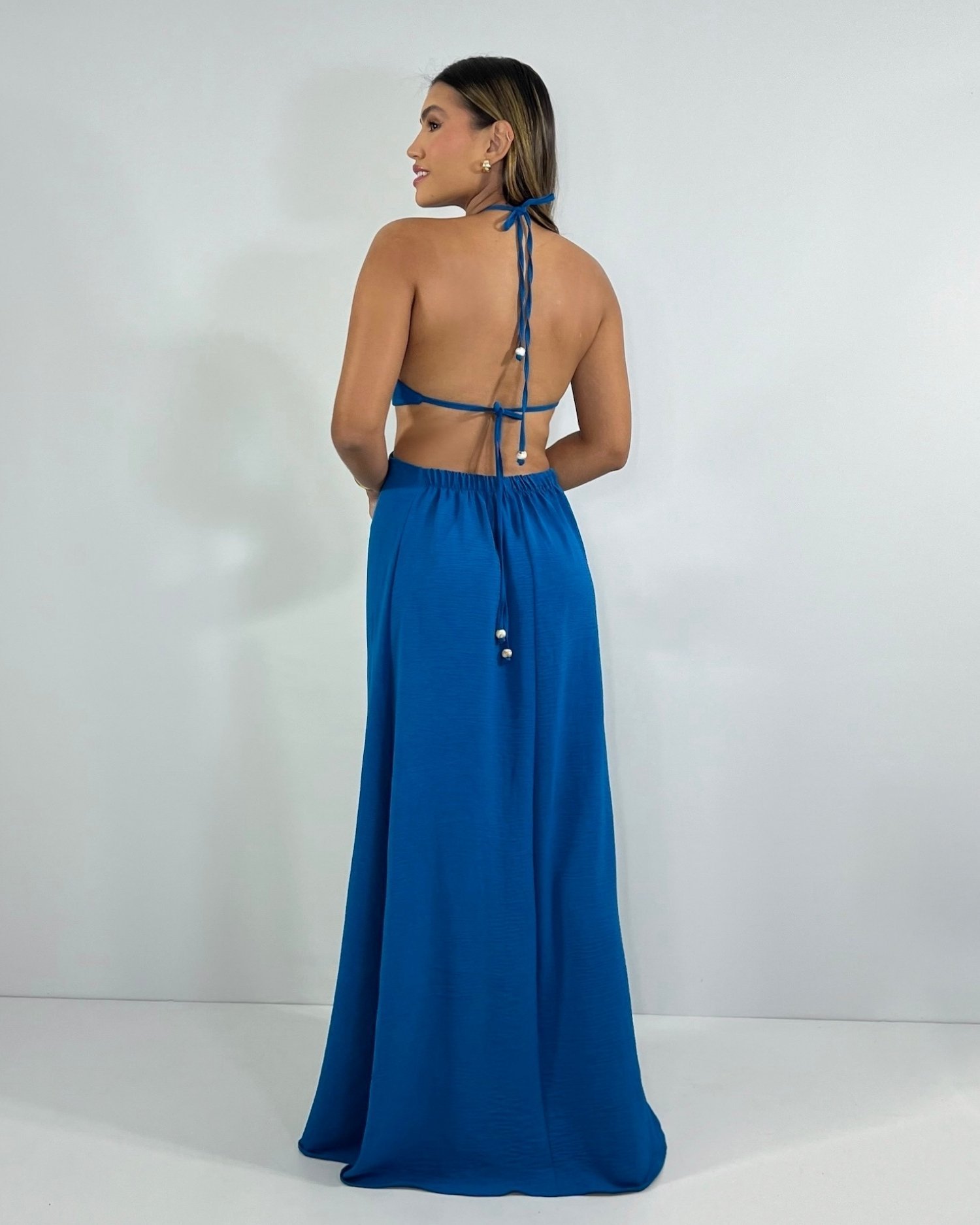 Vestido Melinda - Azul Petróleo - Image 2