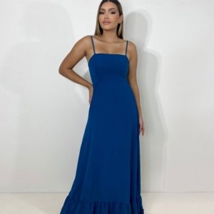 Vestido Amelie - Azul Petróleo - Image 1