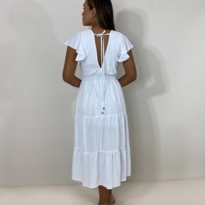 Vestido Laís Midi - Branco - Image 2