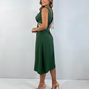 Vestido Aysha - Verde Militar - Image 3