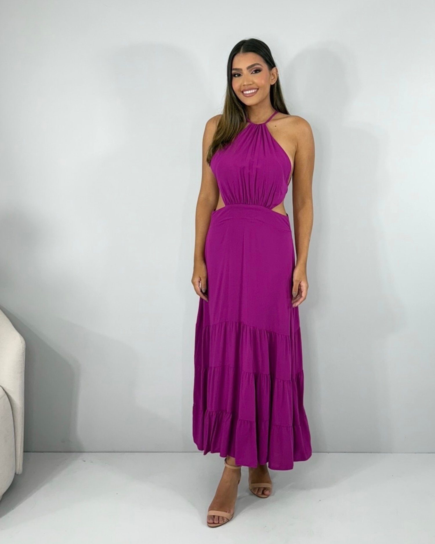 Vestido Estefane - Fúcsia - Image 8