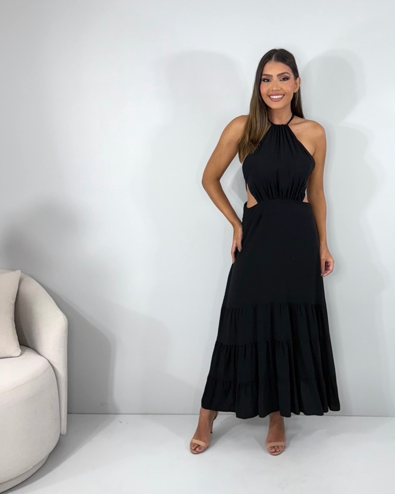 Vestido Estefane - Preto - Image 1