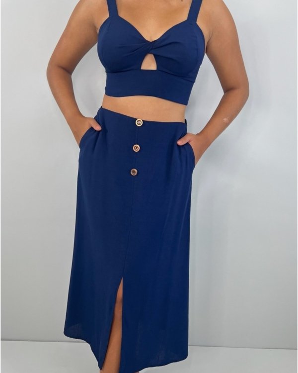 Conjunto Jamile - Azul Marinho