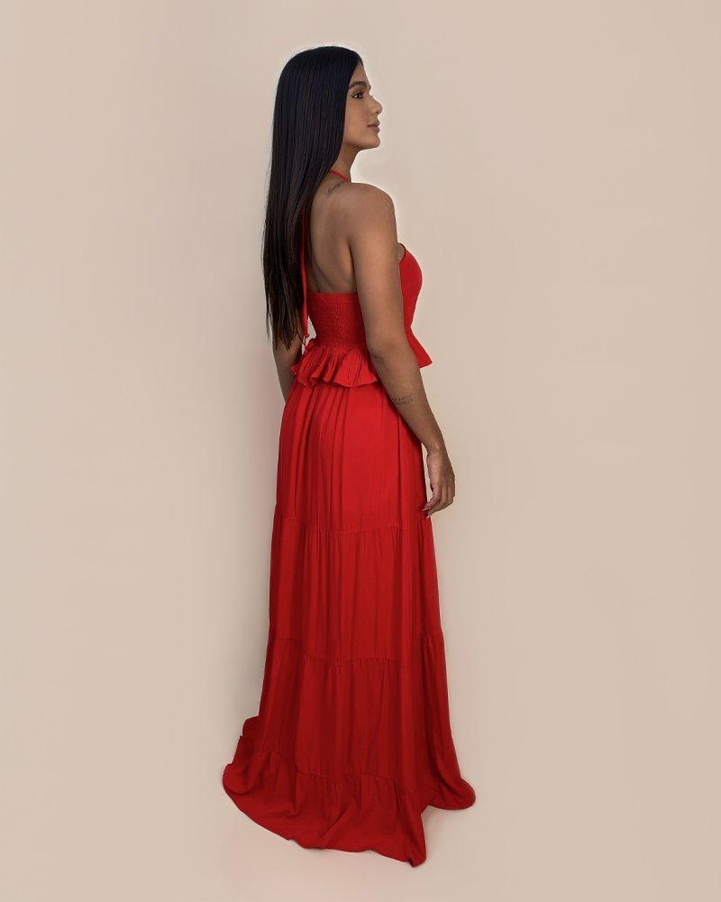 Vestido Marcy - Vermelho - Image 4