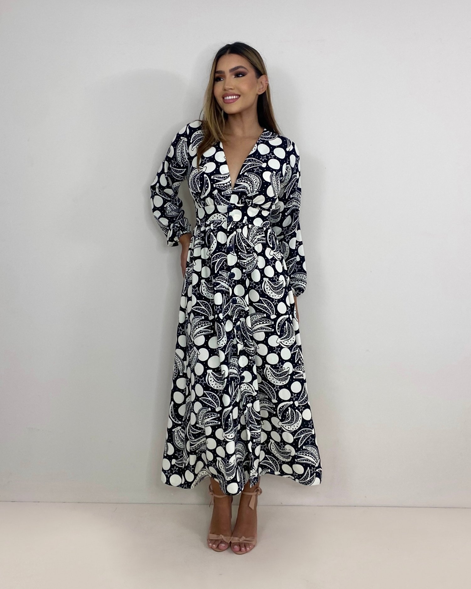 Vestido Clara - Estampa Banana - Image 3