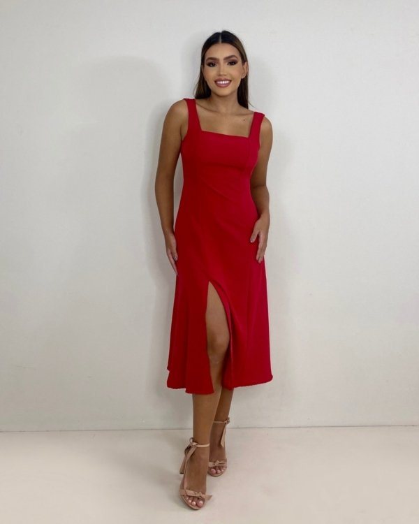Vestido Roberta - Vermelho