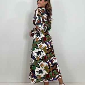 Vestido Clara - Estampa Tropicália - Image 2
