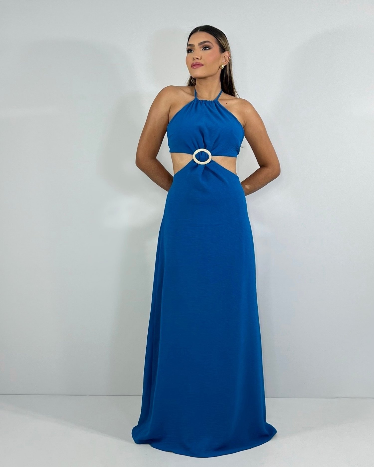 Vestido Melinda - Azul Petróleo - Image 3