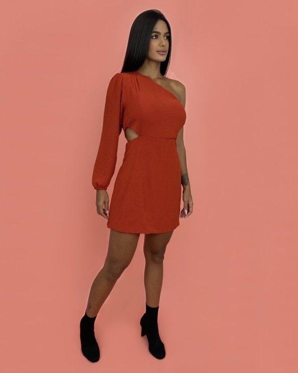 Vestido Luna em Duna - Terra