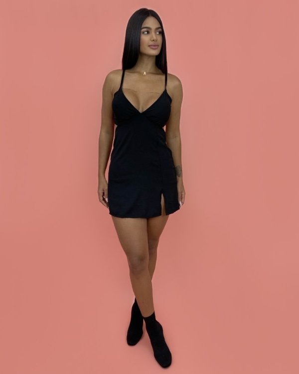 Vestido Elisângela - Preto