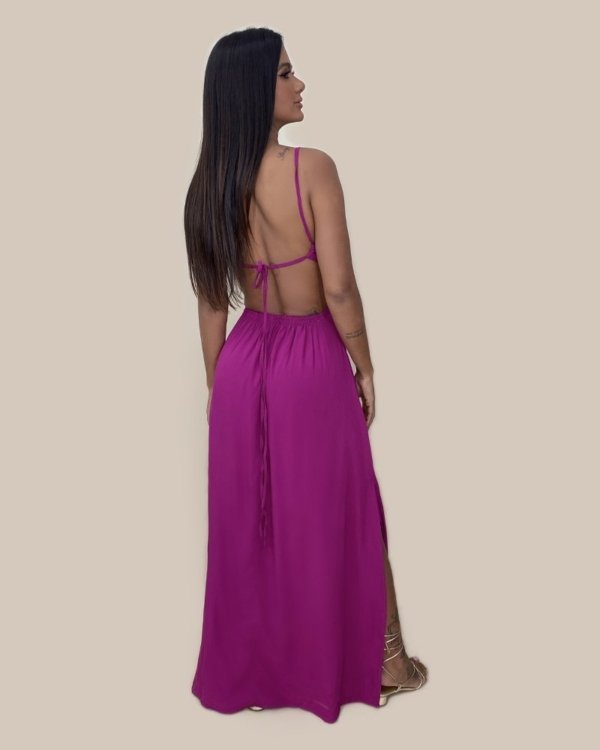 Vestido Flávia - Fúcsia