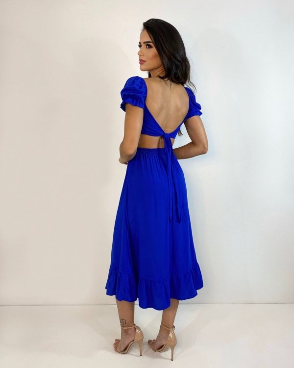 Vestido Jasmin - Azul Royal