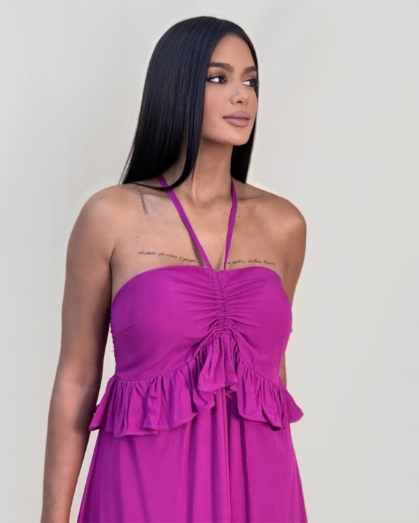 Vestido Marcy - Fúcsia