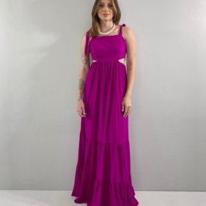 Vestido Pérola - Fúcsia - Image 1