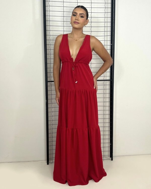 Vestido Ramona - Vermelho