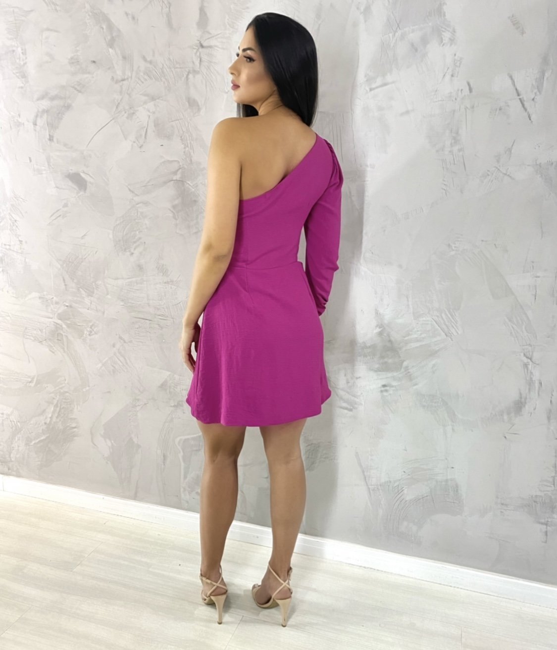 Vestido Luna em Duna - Fúcsia - Image 5