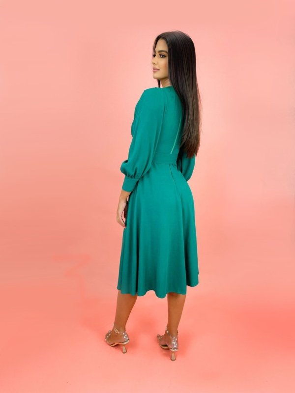 Vestido Leti - Verde Amazônia