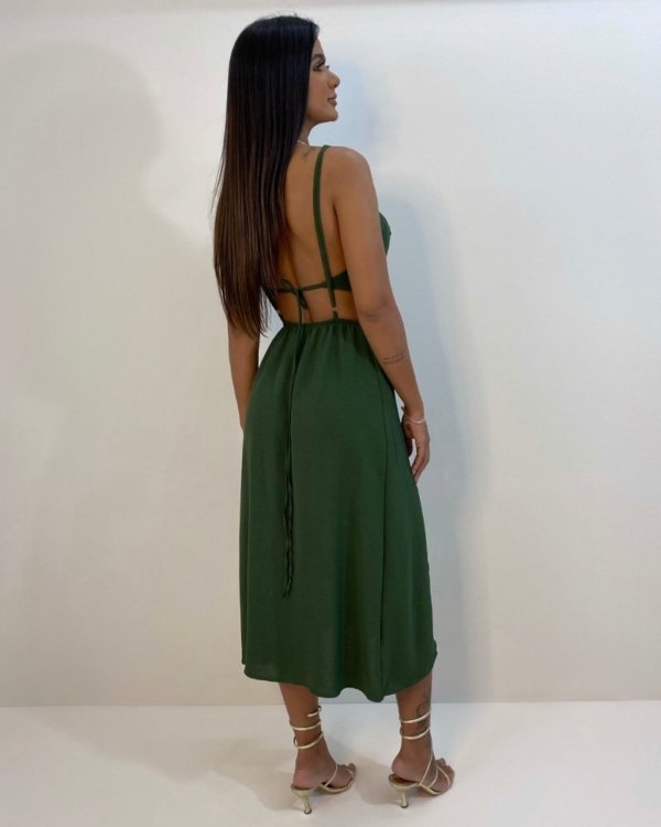 Vestido Kelly - Verde Militar