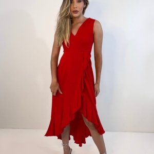 Vestido Alessandra - Vermelho - Image 1