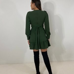 Vestido Vania - Verde Militar - Image 5